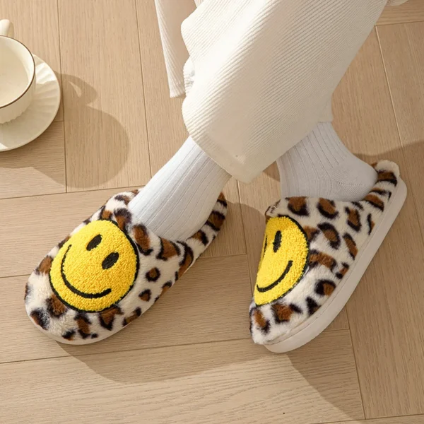 Slippers with Smiley Face 5