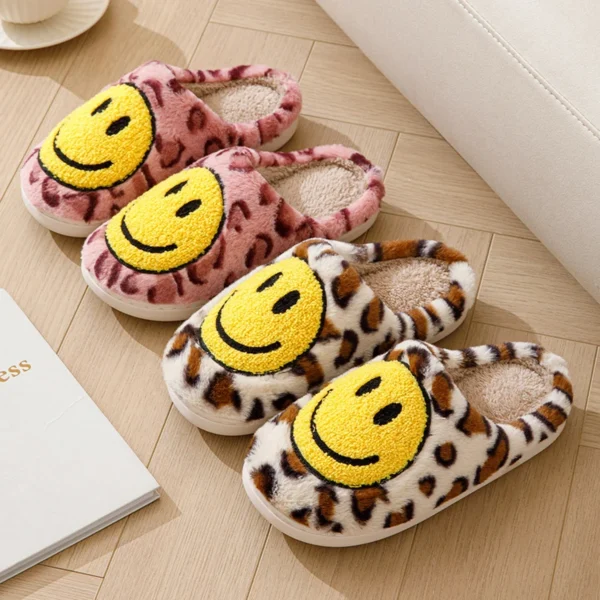 Slippers with Smiley Face 2
