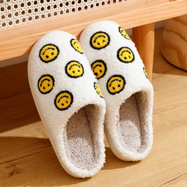 smiley slippers