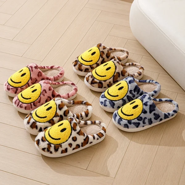 Slippers with Smiley Face 4